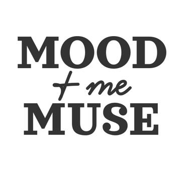 Mood Muse & Me: minimalist bold statement apparel for authentic self-expression. Mood Muse & Me logo